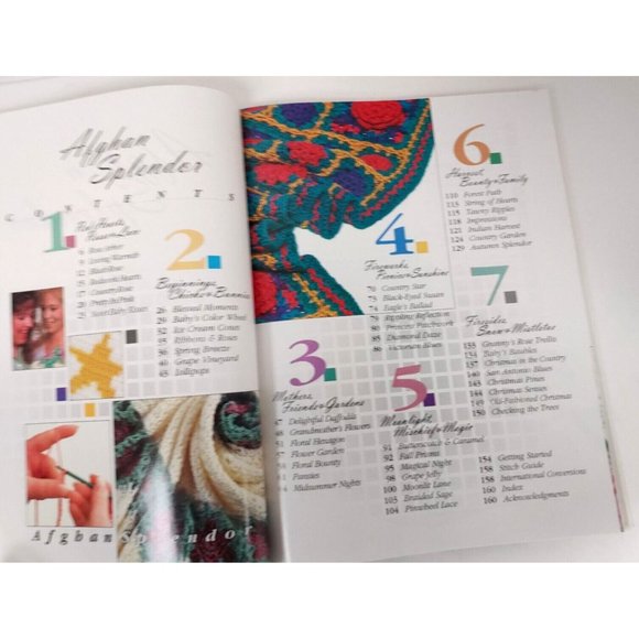 Afghan Splendor ed. Donna Scott for The Needlecraft Shop ©2000 Crochet Patterns - Picture 4 of 8